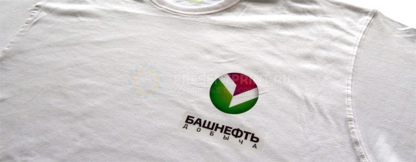 Футболки с логотипом Башнефть-Добыча